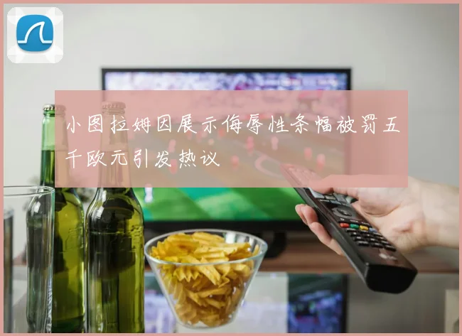 小图拉姆因展示侮辱性条幅被罚五千欧元引发热议